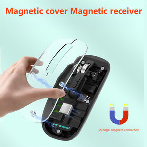 Dual-mode Wireless Gaming Mouse USB Transparent Shell One-button <strong>Web</strong> AI Slim Ergonomic <strong>Design</strong> Silent Operation for Tablet - Product Image 4