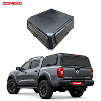 Capot rigide en alliage d'aluminium pour pick-up avec portes latérales solides et rails de toit pour Nissan Navara NP300