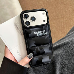 Nouvelle <span class=keywords><strong>coque</strong></span> de téléphone camouflage style doudoune pour <span class=keywords><strong>iPhone</strong></span> tous modèles 18 17 <span class=keywords><strong>Pro</strong></span> Max, étui <span class=keywords><strong>North</strong></span> <span class=keywords><strong>Face</strong></span> 16 15 <span class=keywords><strong>14</strong></span> Custodia - Product Image 3