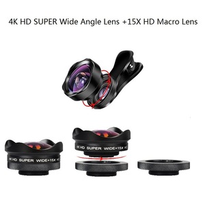 0.45X góc rộng 15x Macro điện thoại di động Ống kính độ nét cao 4K Quang Nhiều lớp tráng kính <span class=keywords><strong>Pentax</strong></span> Sigma điện thoại di động - Product Image 6