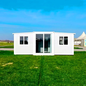 Casa Contenedor Prefabricada <span class=keywords><strong>de</strong></span> 20 Pies, Transpirable, Diseño <span class=keywords><strong>de</strong></span> Doble Ala, para Uso Comercial, Escolar o en Centros Comerciales, Casa Temporal Portátil - Product Image 2