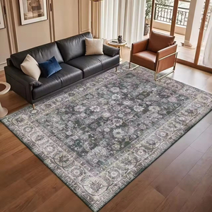 Chất Lượng Cao Sang Trọng 3D Pha Lê Nhung Sàn Mat Hiện Đại Châu Âu Phong Cách Hình Học Khu Vực Lớn Thảm Set Cho Phòng Khách Nhà - Product Image 2