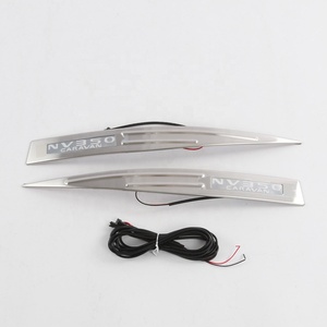 WZXD Hiace Stainless Steel Strip Front <b>Door</b> Step Scuff <b>Plate</b> LED <b>Door</b> Threshold Strip for URVAN NV350 2017 2023 - Product Image 1