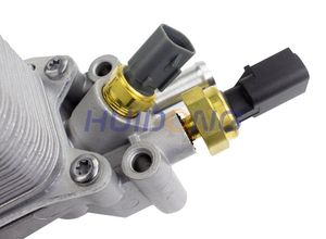 Tapa naranja OE 68105583AF 68105583AA Conjunto de carcasa de filtro enfriador de aceite de motor de aluminio para 11-16 Dodge <span class=keywords><strong>Jeep</strong></span> Chrysler Ram3.6L - Product Image 3