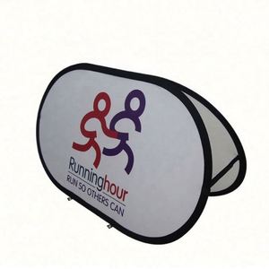 Wholesale <b>Cheap</b> Vertical Advertising Roadside Oval Custom a <b>Frame</b> Banner - Product Image 6