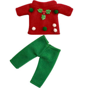 Costume da Elfo di Natale con Mantello con Cappuccio, Sciarpa e Occhiali Stile <span class=keywords><strong>Harry</strong></span> <span class=keywords><strong>Potter</strong></span> - Product Image 3