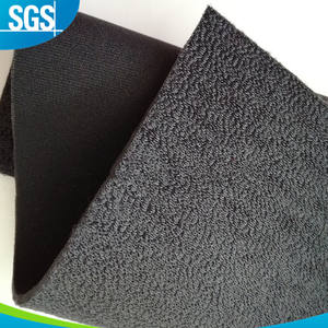 Hoja de espuma de neopreno elástico negro de precio barato laminada con tela de gancho de bucle neopreno para soportes médicos - Product Image 5