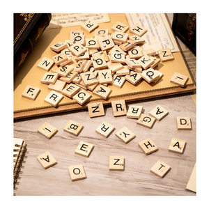 Lettres magnétiques en <span class=keywords><strong>bois</strong></span> pour réfrigérateur, mur, alphabet, pour l'apprentissage ludique et les jeux décoratifs - Product Image 6