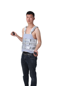 Pelindung rehabilitasi medis Thoracolumbar penguat punggung penguat tulang belakang Lumbar Model kantung udara ganda pria - Product Image 4