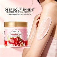 Beurre corporel BIOAOUA 200g, marque privée OEM, nourrissant en profondeur, hydratant, anti-dessèchement, lissant et adoucissant pour l'automne et l'hiver