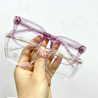 Montures de lunettes unisexes à monture complète, tendance, avec verres, protection optique des yeux, livraison rapide, déstockage