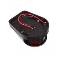 Feux latéraux de bateau/yacht à LED bicolores ABS 12V rouge et vert