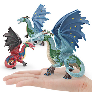 High Quality Customized Color 3D Pvc Simulation <b>Fire</b> Dragon Stone Dragon Flying Dragon Decoration Toys - Product Image 2