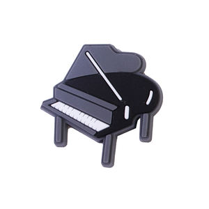 Breloques de chaussures en PVC personnalisées avec logo et couleur sur mesure, design musical, accessoires en <span class=keywords><strong>plastique</strong></span> pour sabots, décoration supérieure souple – Vente en gros 2024 - Product Image 2