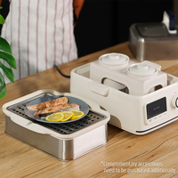 Cuiseur Vapeur Électrique 10QT Blanc avec Fonction Maintien au Chaud, Appareil de Cuisine, Vente Directe Usine OEM ODM