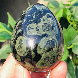 Huevos de Jaspe Kambaba al por Mayor de Alta Calidad, Esferas de Cristal Verde Natural Pulido a Máquina para Decoración del Hogar y Manualidades Navideñas - Product Image 5