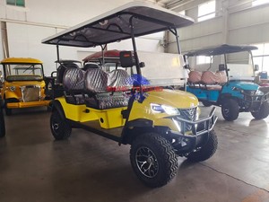 รถกอล์ฟไฟฟ้า 6 ที่นั่ง พร้อมมอเตอร์ 5KW แบตเตอรี่ 60V-100AH สำหรับใช้งานกลางแจ้ง - Product Image 3