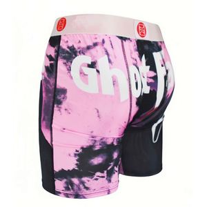 <span class=keywords><strong>Boxer</strong></span> da <span class=keywords><strong>Uomo</strong></span> alla Moda Stile Europeo e Americano a Vita Media in Tessuto a Maglia Traspirante, Intimo Lungo per lo Sport - Product Image 3