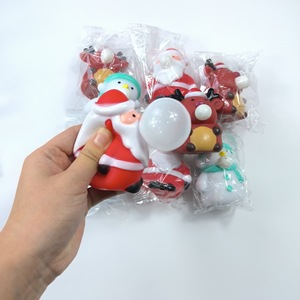 Christmas Squeeze Bubble Santa Snowman Reindeer <b>Squishy</b> Slow Rising Super Soft Venting Stress Relief Decompression Toy - Product Image 3