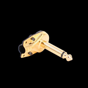 Bán Nóng 90 Độ L Hình Dạng 6.35MM 1/4 Mono <span class=keywords><strong>Jack</strong></span> Hàn Bộ Chuyển Đổi Âm Thanh Micrô Bộ Chuyển Đổi Âm Thanh - Product Image 5