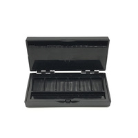Palette de fards à paupières vide personnalisée 6 couleurs avec miroir, étui en plastique pour maquillage, emballage cosmétique, usine OEM ODM