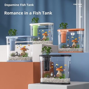 Aquarium d'eau salée nano ultra clair-Mini aquarium marin pour aquarium de bureau corail/récif - Product Image 3