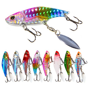 Esca Artificiale a Piastra in Ferro con Paillettes a Foglia di Salice VIB <span class=keywords><strong>Spinning</strong></span> per Lanci Lunghi da Pesca in <span class=keywords><strong>Mare</strong></span> - Product Image 1