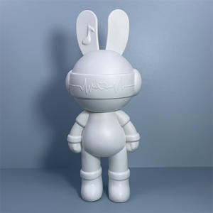 Peinture DIY Violence Bear Bearbricks Peinture fluide manuelle Décoration créative de la maison Décoration de la chambre Figurine de poupée faite à la main Jouets Cadeau - Product Image 5