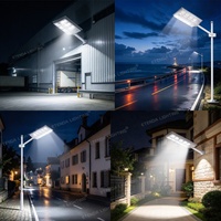Lampadaire Solaire Intégré 300W 400W 500W avec Batterie LiFePO4 et Télécommande pour Projets Routiers et Municipaux
