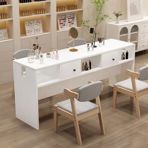 Estación de Manicura Profesional para Salón - Moderno Escritorio para Arte de Uñas con Almacenamiento para Estudio de Belleza - Product Image 3