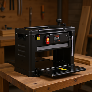 Cepilladora de banco Vevor 13 en 1 con motor de 1800W y doble cuchilla para madera dura - Product Image 2