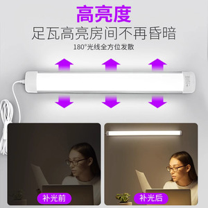 ไฟ LED แบบเส้น T5 1.2 เมตร พร้อมสวิตช์ควบคุม ใช้ในร่ม โคมไฟตั้งโต๊ะ เสียบปลั๊กไฟตรง - Product Image 5