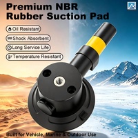 Support de caméra à ventouse en alliage d'aluminium robuste avec silicone, capacité de charge 15-20 kg, pour capot de voiture, toit, caméra DSLR, caméra d'action, véhicule