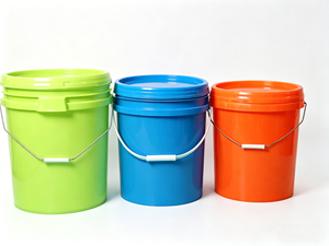 Seau à peinture de qualité supérieure, personnalisable, de qualité alimentaire, <span class=keywords><strong>5</strong></span> gallons, 10 L, seaux en plastique recyclables pour l'emballage alimentaire, bidon de 20 <span class=keywords><strong>litres</strong></span> - Product Image 2