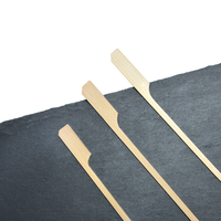 Brochettes en bois de bambou jetables pour barbecue, camping et fête, estampage à chaud, vente en gros, 2026