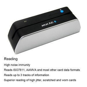 Lector de Tarjetas Magnéticas MSRX6 MSRX6BT con Bluetooth a Precio Económico, Lector y Grabador USB HiCo <span class=keywords><strong>Loco</strong></span> de 3 Pistas - Product Image 4