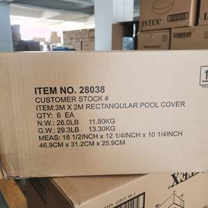 <span class=keywords><strong>INTEX</strong></span> 28038 300*201*20cm cubierta de piscina engrosada Original para 28272 Marco sobre el suelo tamaño de la piscina 300*200*75cm protección contra el polvo - Product Image 6