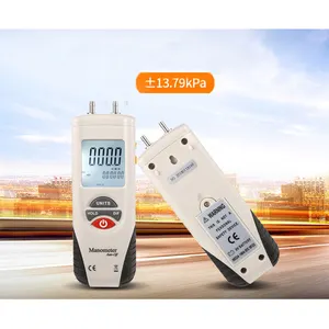 HT 1895 kỹ thuật số áp suất không khí Meter đo khác biệt áp kế cho phòng thí nghiệm nhà máy ống OEM ODM