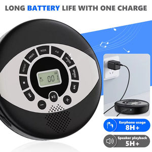 Reproductor de CD portátil a prueba de golpes con Bluetooth, altavoz integrado, pantalla LCD, control de velocidad, función de repetición, Walkman para estudiantes, inglés. - Product Image 2