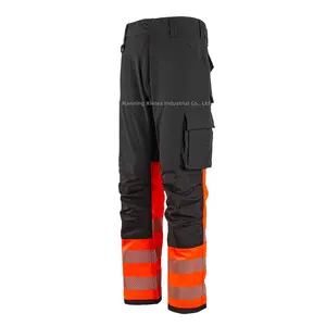 Hi Vis Reflective Stripe Trousers High Visibility Clothing Hi Vis Work Pant Safety Work overall EN ISO 20471 class 1
