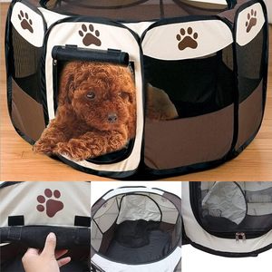 Corral Plegable Portátil para Mascotas, Resistente a Arañazos, de Fibra Sólida y Transpirable, para Perros y Gatos, Uso en Interiores y Exteriores, Viajes y Campamentos - Product Image 4