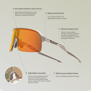 <span class=keywords><strong>Gafas</strong></span> de Sol Deportivas LOXLEY, <span class=keywords><strong>Gafas</strong></span> de <span class=keywords><strong>Ciclismo</strong></span> Zeiss con Protección UV, Resistentes al Viento y al Polvo, <span class=keywords><strong>Gafas</strong></span> Deportivas para Bicicleta - Product Image 3