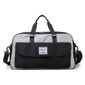 Bolsa de Viaje de Poliéster Impermeable de Gran Capacidad con Diseño Nuevo, Bolsillo Interior con Cremallera, Logotipo Personalizado, Estilo Casual y Deportivo - Product Image 1