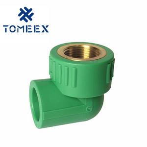 Coude femelle PPR avec support personnalisable OEM à tête carrée de technique de forge à douille de 50mm - Product Image 1