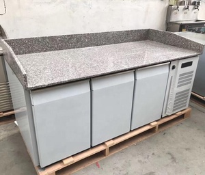 Cocina Banco refrigerador <span class=keywords><strong>y</strong></span> congelador de <span class=keywords><strong>mesa</strong></span> de trabajo de refrigerador comercial <span class=keywords><strong>con</strong></span> 3 puertas - Product Image 6