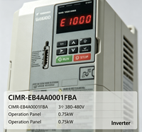 CIMR-EB4A0001FBA YASKAWA 0.75KW 2.1A 400V Variateur de fréquence vectoriel triphasé DC-AC IP20 pour ventilateur, pompe, usage industriel CE