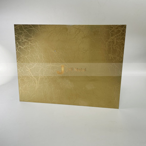 Lámina Decorativa de Acero Inoxidable Dorada para Restaurante, Personalizable, Lámina de Acero Inoxidable Grabada para Pared - Product Image 6