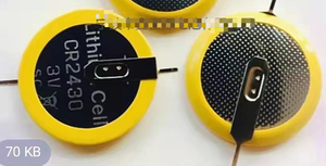 Good Sale Non Rechargeable <b>Battery</b> CR2430 3.0V Lithium Button cells <b>For</b> LED Flash <b>Light</b> Remote Controls - Product Image 3