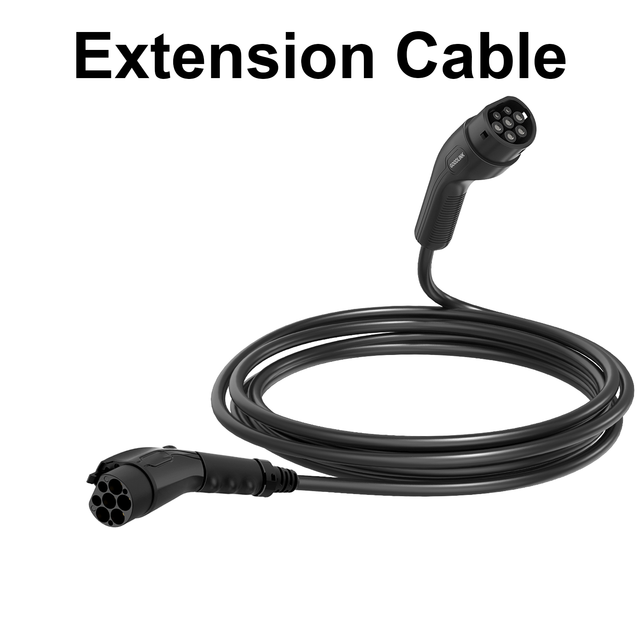 Type2 to 220v One-phase Ev Charging Plug 32A Type 2 Extension Cable for EVs 380v 3 Phase