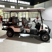 Voiturette de golf électrique tout-terrain rapide 4x4 70 mph avec volant, importée, avec portes